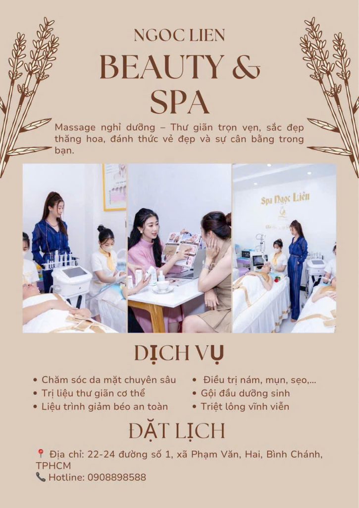 Giữa vô vàn lựa chọn, Ngọc Liên Beauty & Spa tại Bình Chánh, TPHCM, nổi lên như một địa chỉ làm đẹp chuyên nghiệp, đặt hiệu quả và sự an toàn của khách hàng làm kim chỉ nam