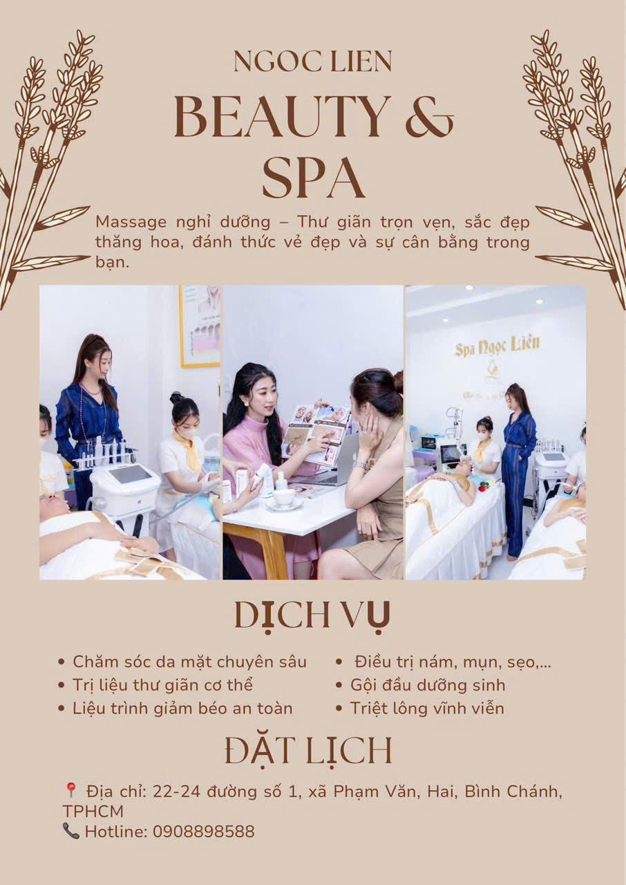 Giữa vô vàn lựa chọn, Ngọc Liên Beauty & Spa tại Bình Chánh, TPHCM, nổi lên như một địa chỉ làm đẹp chuyên nghiệp, đặt hiệu quả và sự an toàn của khách hàng làm kim chỉ nam