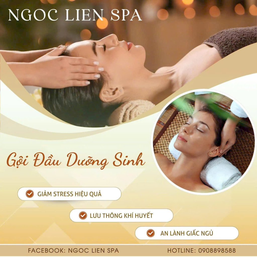 Gội Đầu Dưỡng Sinh Tại Bình Chánh: Liệu Pháp "Vàng" Đánh Bay Căng Thẳng Và Mệt Mỏi 2 Khám phá dịch vụ gội đầu dưỡng sinh tại Ngọc Liên Spa Bình Chánh. Giảm stress, đau vai gáy, giúp tóc chắc khỏe và ngủ ngon sâu giấc. Hotline: 0908898588